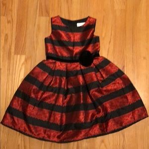 Little Angels red and black dress